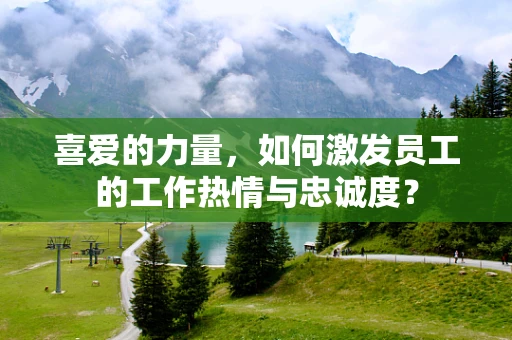 喜爱的力量，如何激发员工的工作热情与忠诚度？