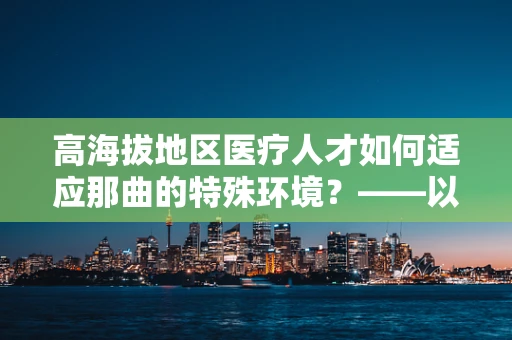 高海拔地区医疗人才如何适应那曲的特殊环境？——以那曲医院为例的探讨
