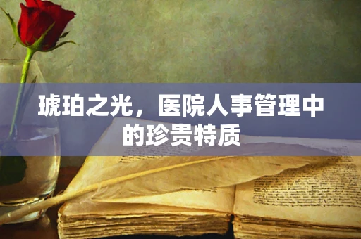 琥珀之光，医院人事管理中的珍贵特质