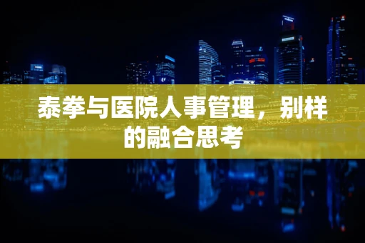 泰拳与医院人事管理，别样的融合思考
