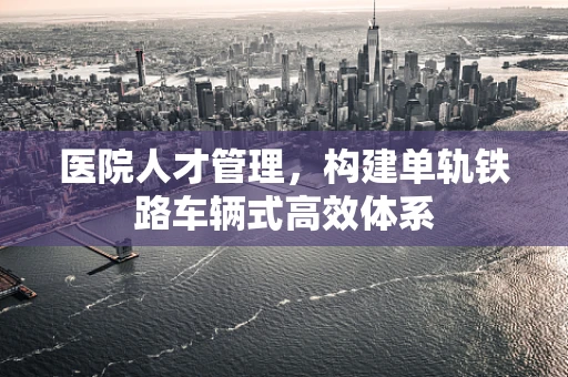 医院人才管理，构建单轨铁路车辆式高效体系