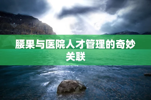 腰果与医院人才管理的奇妙关联