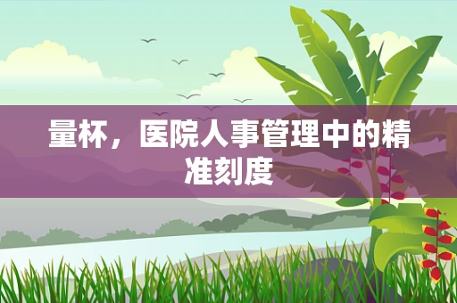 量杯，医院人事管理中的精准刻度