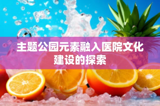 主题公园元素融入医院文化建设的探索