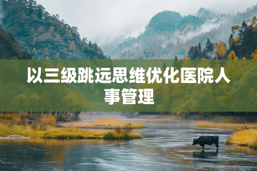 以三级跳远思维优化医院人事管理