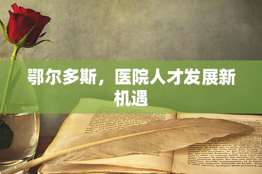 鄂尔多斯，医院人才发展新机遇