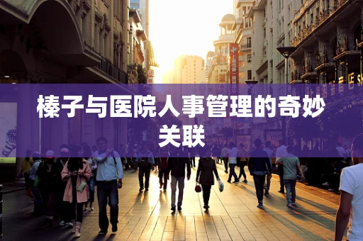 榛子与医院人事管理的奇妙关联