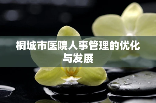 桐城市医院人事管理的优化与发展
