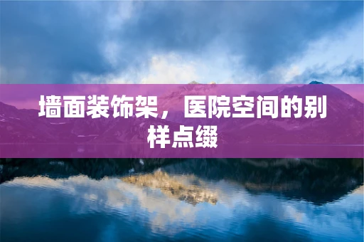 墙面装饰架，医院空间的别样点缀