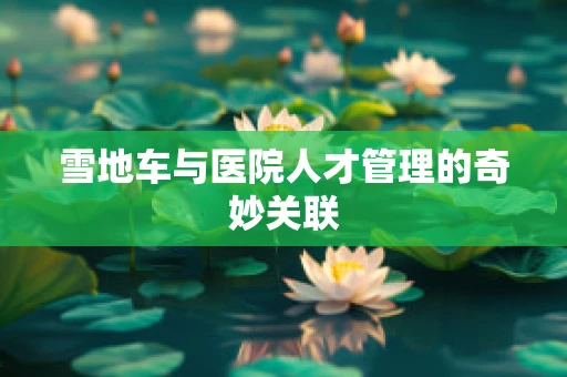 雪地车与医院人才管理的奇妙关联