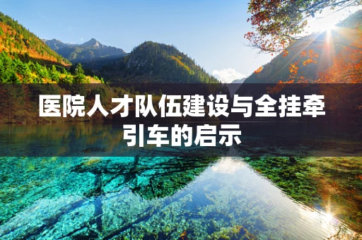 医院人才队伍建设与全挂牵引车的启示