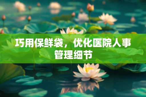 巧用保鲜袋，优化医院人事管理细节