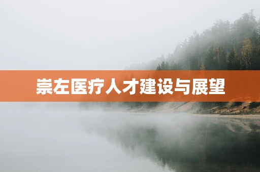 崇左医疗人才建设与展望