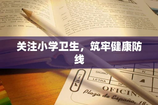关注小学卫生，筑牢健康防线