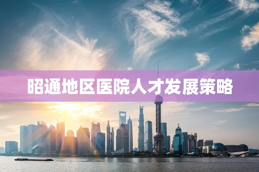 昭通地区医院人才发展策略